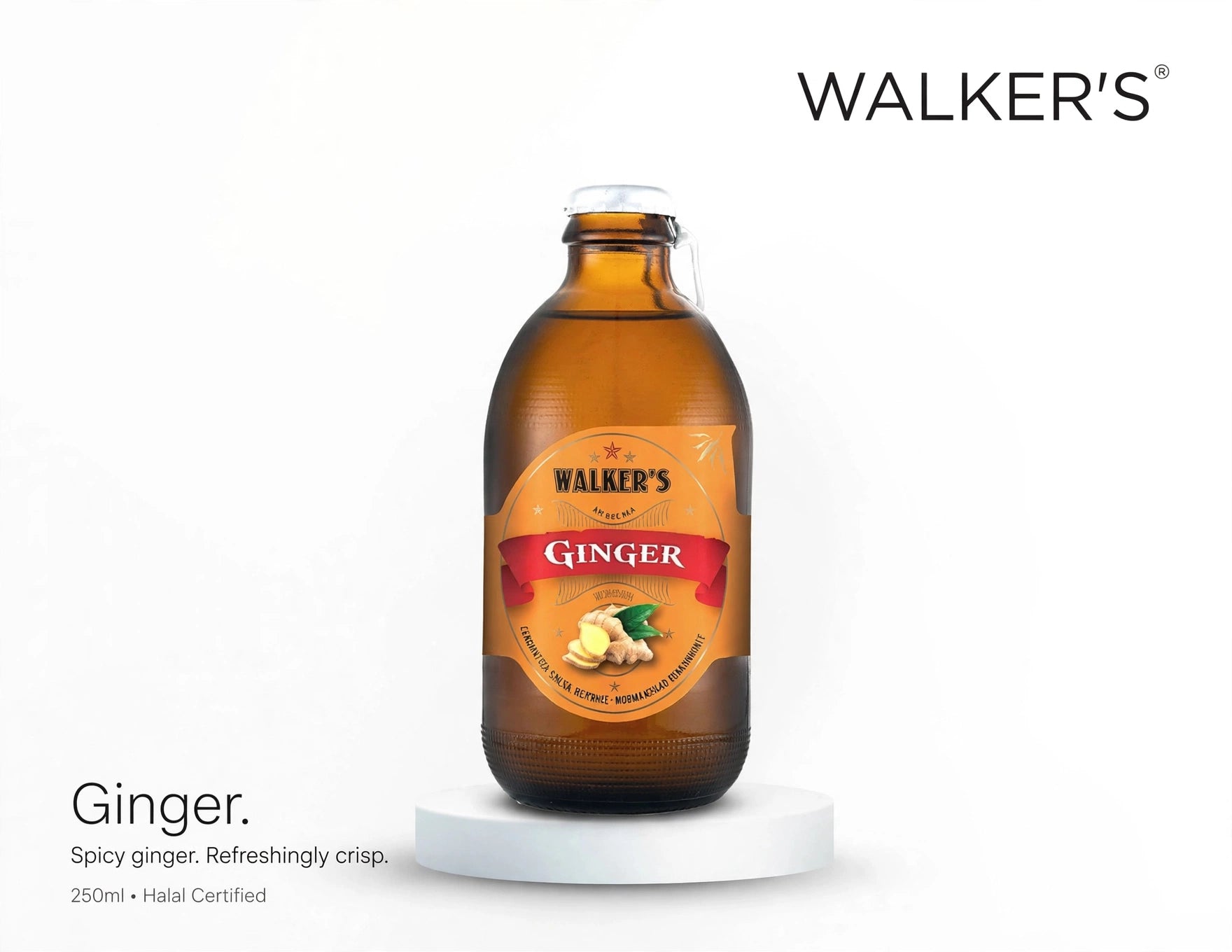 Walkers Ginger Beverage.